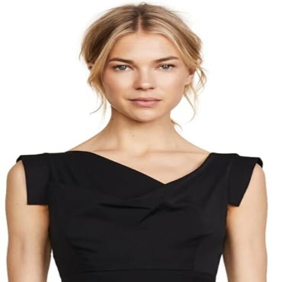 Black Halo Jackie O black dress - Picture 2 of 12